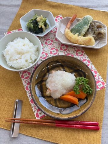 魚のおろし酢あんかけ